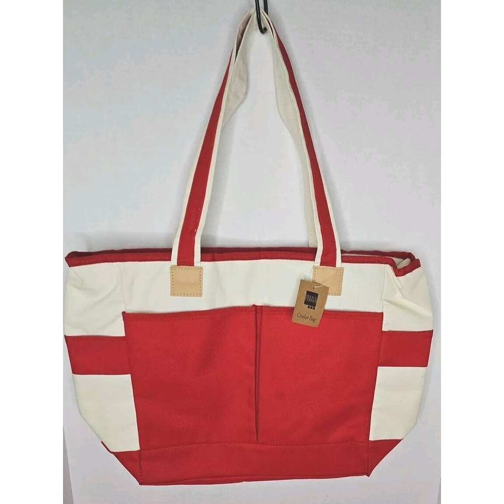 BIJOUX TERNER‎ Red Insulated Cooler Bag NWT'S Lunch Beach Vacation